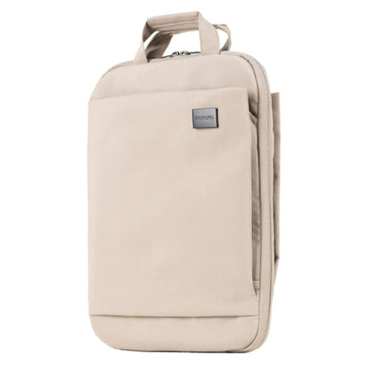 POFOKO E540 Series Polyester Waterproof Laptop Handbag for 13 inch Laptops (Beige) - Other by POFOKO | Online Shopping South Africa | PMC Jewellery | Buy Now Pay Later Mobicred