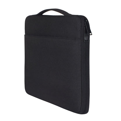 11.6 inch Fashion Casual Polyester + Nylon Laptop Handbag Briefcase Notebook Cover Case, For Macbook, Samsung, Lenovo, Xiaomi, Sony, DELL, CHUWI, ASUS, HP(Black) - Other by PMC Jewellery | Online Shopping South Africa | PMC Jewellery | Buy Now Pay Later Mobicred