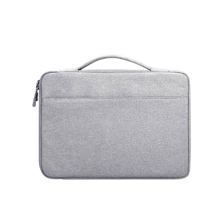 Oxford Cloth Waterproof Laptop Handbag for 15.4 inch Laptops, with Trunk Trolley Strap(Grey) - Other by PMC Jewellery | Online Shopping South Africa | PMC Jewellery | Buy Now Pay Later Mobicred