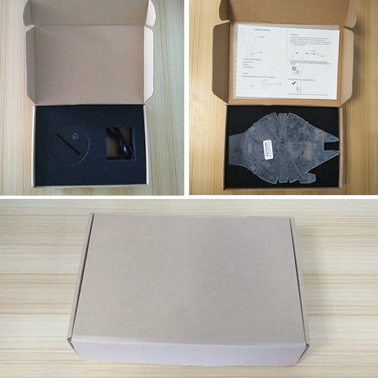 Golf Shape 3D Colorful LED Vision Light Table Lamp, Charging Touch Version - Novelty Lighting by PMC TechLife | Online Shopping South Africa | PMC TechLife | Buy Now Pay Later Mobicred