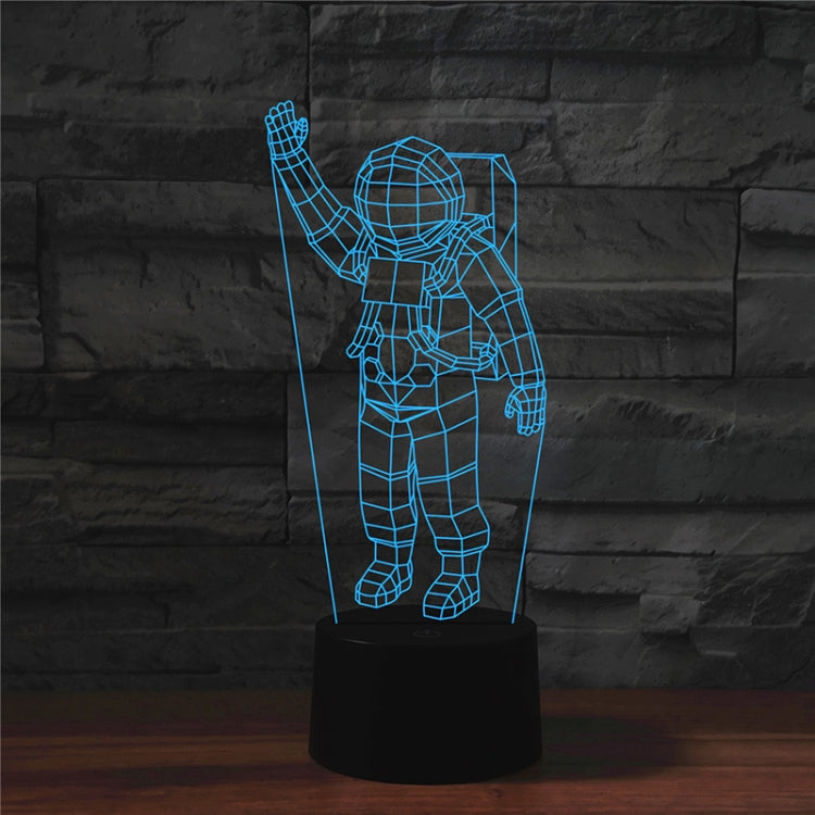 Astronaut Shape 3D Colorful LED Vision Light Table Lamp, Charging Touch Version - Novelty Lighting by PMC TechLife | Online Shopping South Africa | PMC TechLife | Buy Now Pay Later Mobicred