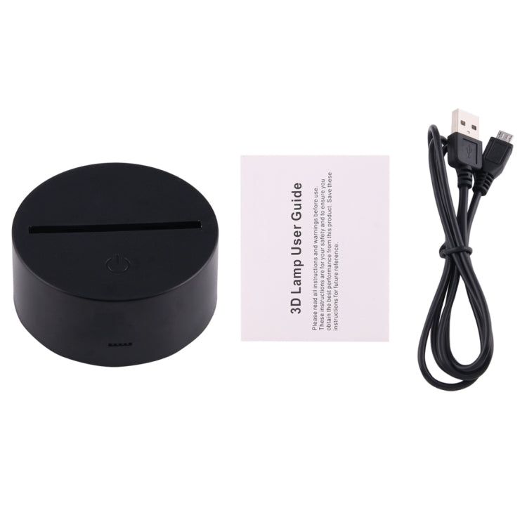 Rabbit Shape 3D Touch Switch Control LED Light , 7 Colour Discoloration Creative Visual Stereo Lamp Desk Lamp Night Light - Novelty Lighting by PMC TechLife | Online Shopping South Africa | PMC TechLife | Buy Now Pay Later Mobicred