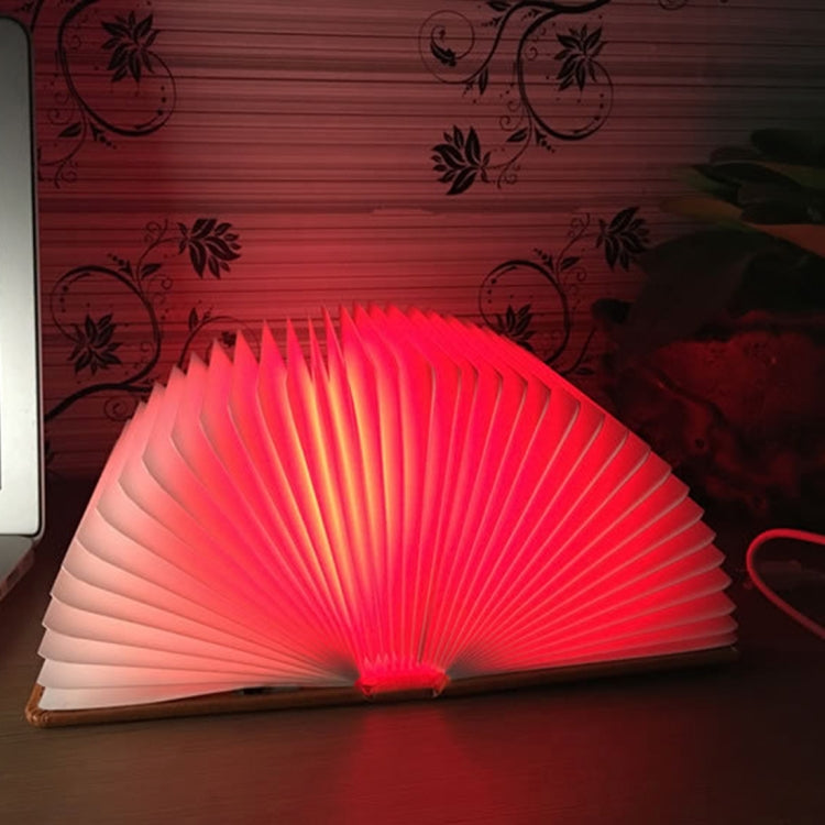 Foldable Pages RGB + Warm White Light Book Shape LED Light, Creative Portable USB Charging Small Size Night Light(Blue) - Night Lights by PMc TechLife | Online Shopping South Africa | PMc TechLife | Buy Now Pay Later Mobicred