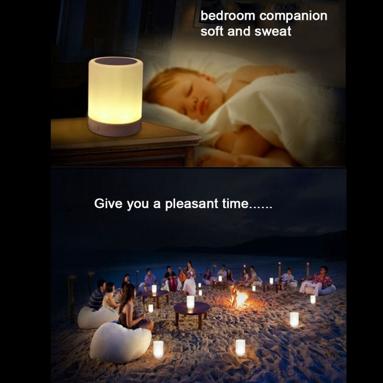 388 Atmosphere Light Music Table Lamp Multifunctional Wireless Bluetooth Speaker , with LED Light & Handle, Support AUX IN & Hands-free Answer & TF Card - Night Lights by PMc TechLife | Online Shopping South Africa | PMc TechLife | Buy Now Pay Later Mobicred