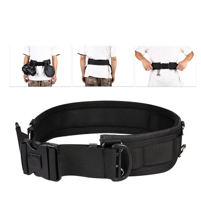 Multifunctional Wide Outdoor Casual Photography Mountaineering Belt(Black) - Belts by PMC Jewellery | Online Shopping South Africa | PMC Jewellery | Buy Now Pay Later Mobicred