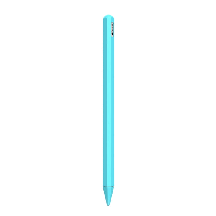 Stylus Pen Silica Gel Protective Case for Apple Pencil 2 (Mint Green) - Pencil Accessories by PMC Jewellery | Online Shopping South Africa | PMC Jewellery | Buy Now Pay Later Mobicred
