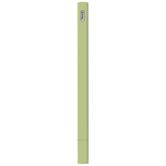 LOVE MEI For Apple Pencil 2 Triangle Shape Stylus Pen Silicone Protective Case Cover(Green) - Pencil Accessories by LOVE MEI | Online Shopping South Africa | PMC Jewellery