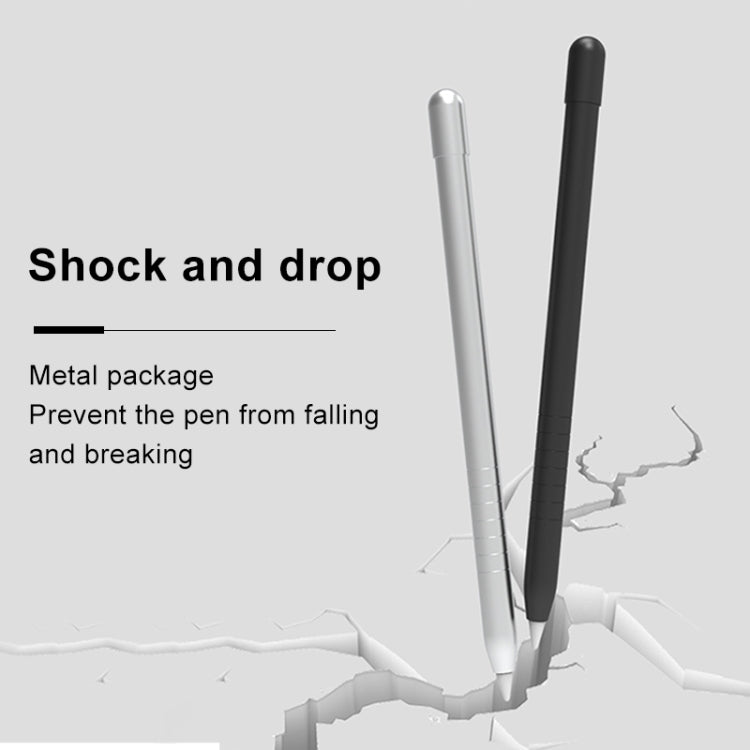 Metal Matte Non-slip Stylus Pen Protective Case for Apple Pencil 2 (Black) - free shipping - PMC Jewellery - Order now!