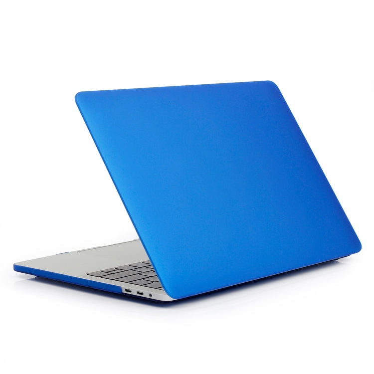 ENKAY Hat-Prince 2 in 1 Frosted Hard Shell Plastic Protective Case + US Version Ultra-thin TPU Keyboard Protector Cover for 2016 New MacBook Pro 13.3 inch without Touchbar (A1708)(Dark Blue) - MacBook Pro Cases by ENKAY | Online Shopping South Africa | PMC Jewellery | Buy Now Pay Later Mobicred