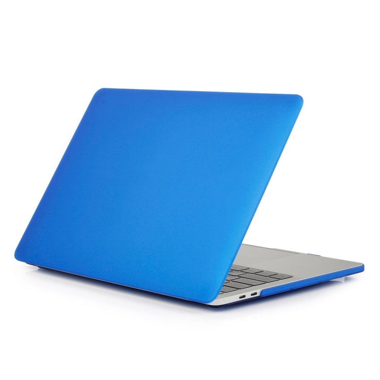 ENKAY Hat-Prince 2 in 1 Frosted Hard Shell Plastic Protective Case + US Version Ultra-thin TPU Keyboard Protector Cover for 2016 New MacBook Pro 13.3 inch without Touchbar (A1708)(Dark Blue) - MacBook Pro Cases by ENKAY | Online Shopping South Africa | PMC Jewellery | Buy Now Pay Later Mobicred