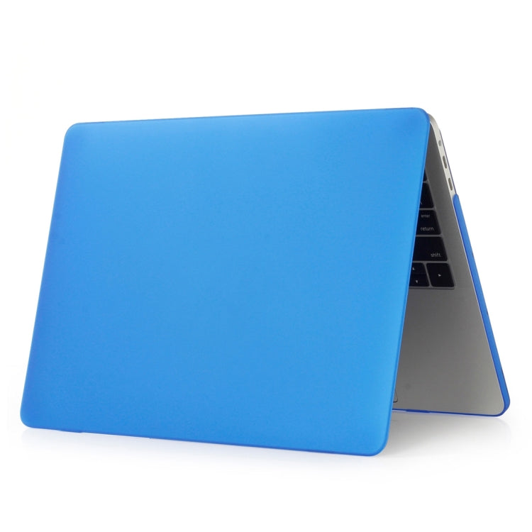 ENKAY Hat-Prince 2 in 1 Frosted Hard Shell Plastic Protective Case + US Version Ultra-thin TPU Keyboard Protector Cover for 2016 New MacBook Pro 15.4 inch with Touchbar (A1707)(Dark Blue) - MacBook Pro Cases by ENKAY | Online Shopping South Africa | PMC Jewellery | Buy Now Pay Later Mobicred