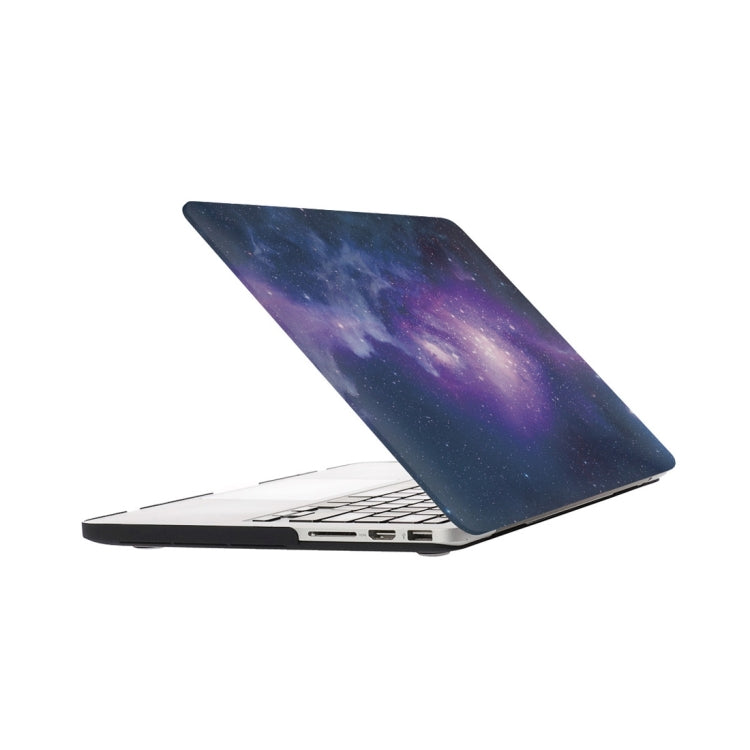 For Macbook Pro Retina 13.3 inch Starry Sky Patterns Apple Laptop Water Decals PC Protective Case(Blue) - MacBook Pro Cases by PMC Jewellery | Online Shopping South Africa | PMC Jewellery | Buy Now Pay Later Mobicred