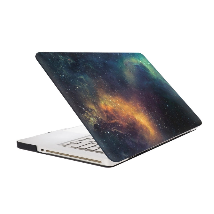 For Macbook Pro 13.3 inch Starry Sky Patterns Apple Laptop Water Decals PC Protective Case(Green) - MacBook Pro Cases by PMC Jewellery | Online Shopping South Africa | PMC Jewellery | Buy Now Pay Later Mobicred