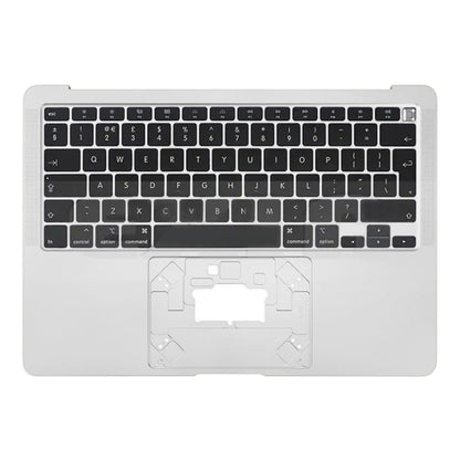 For Macbook Air 13 A2179 2020 C-side Cover + UK Edition Key Board(Silver) - Bottom Cover by PMC Jewellery | Online Shopping South Africa | PMC Jewellery