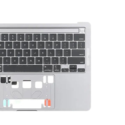 For MacBook Pro Retina 13 inch A2289 2020 C-side Cover + US Edition Key Board (Silver) - Bottom Cover by PMC Jewellery | Online Shopping South Africa | PMC Jewellery