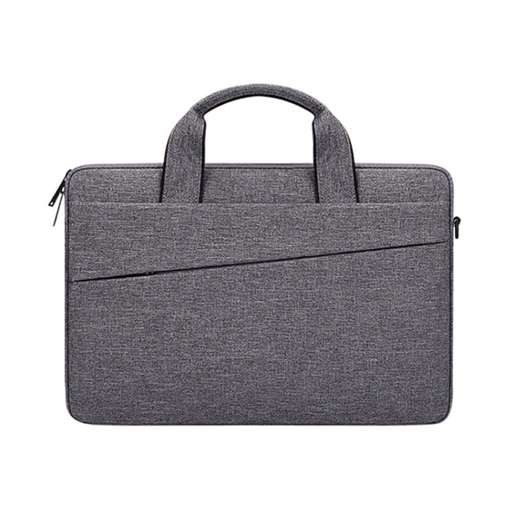 ST03S 15.4 inch Double Side Pockets Wearable Oxford Cloth Soft Handle Portable Laptop Tablet Bag(Deep Space Gray) - 15 inch by PMC Jewellery | Online Shopping South Africa | PMC Jewellery | Buy Now Pay Later Mobicred