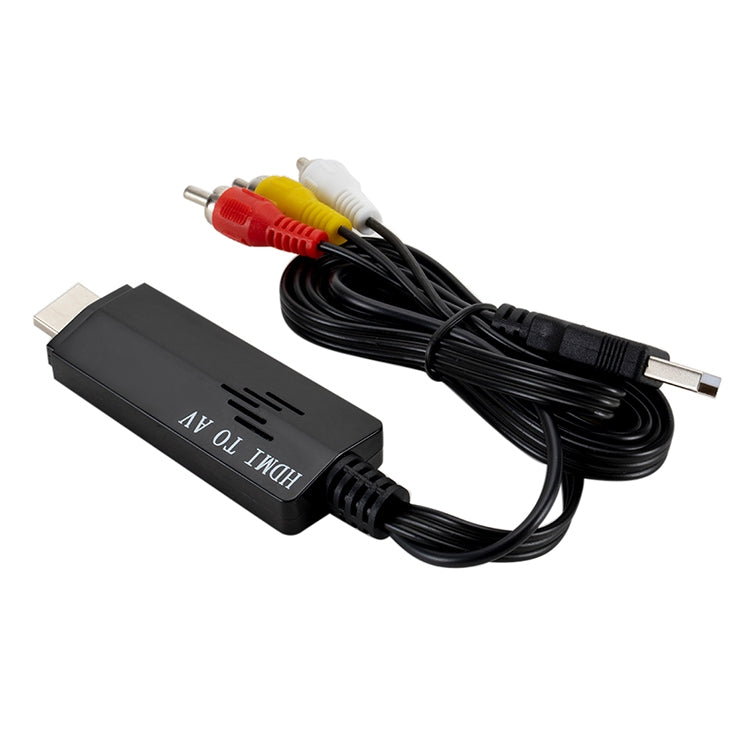 HDMI to RCA 1080P Converter Adapter Cable - Converter by PMC TechLife | Online Shopping South Africa | PMC TechLife