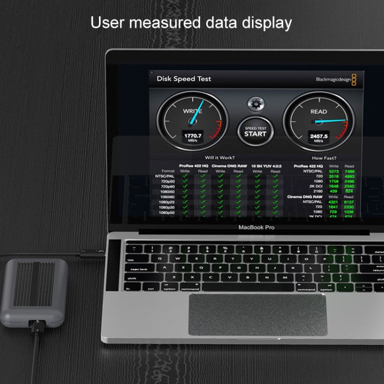 Blueendless M.2 NVME Thunderbolt 3 Solid State Mobile Hard Disk Box Hard Disk Drive(Grey) - free shipping - PMC Jewellery - Order now!