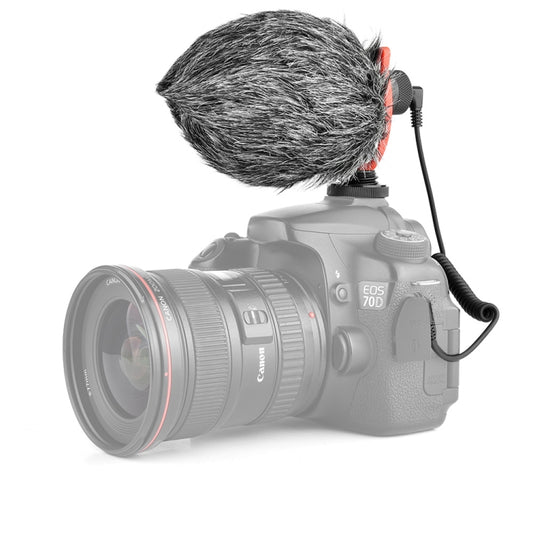 YELANGU MIC10 YLG9920A Professional Interview Condenser Video Shotgun Microphone with 3.5mm Audio Cable for DSLR & DV Camcorder (Black) - Camera Microphone by YELANGU | Online Shopping South Africa | PMC Jewellery | Buy Now Pay Later Mobicred