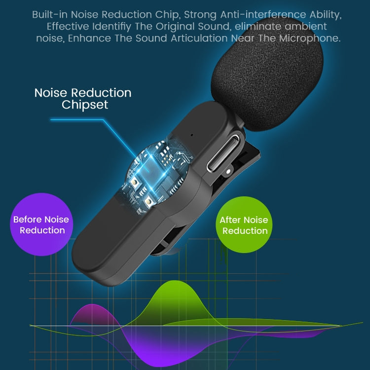 EP033T 8 Pin Interface Lavalier Wireless Radio Microphone - Microphone by PMC Jewellery | Online Shopping South Africa | PMC Jewellery | Buy Now Pay Later Mobicred