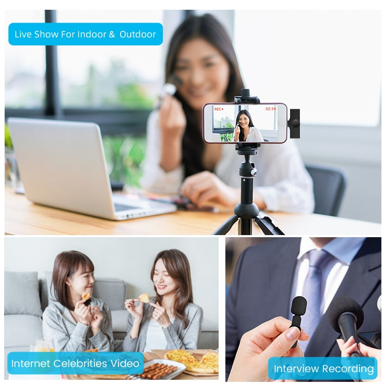 EP033T 8 Pin Interface Lavalier Wireless Radio Microphone - Microphone by PMC TechLife | Online Shopping South Africa | PMC TechLife | Buy Now Pay Later Mobicred
