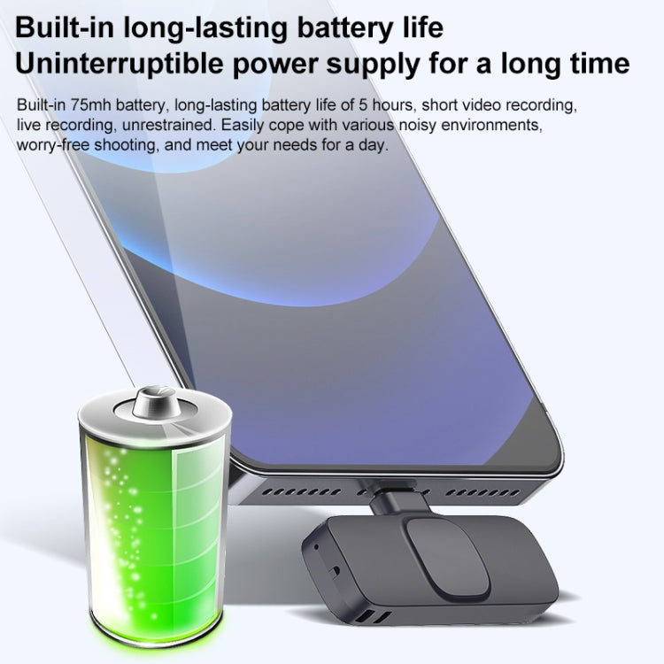 LT07 8 Pin Interface Mini Wireless Lavalier Microphone - free shipping - PMC Jewellery - Order now!