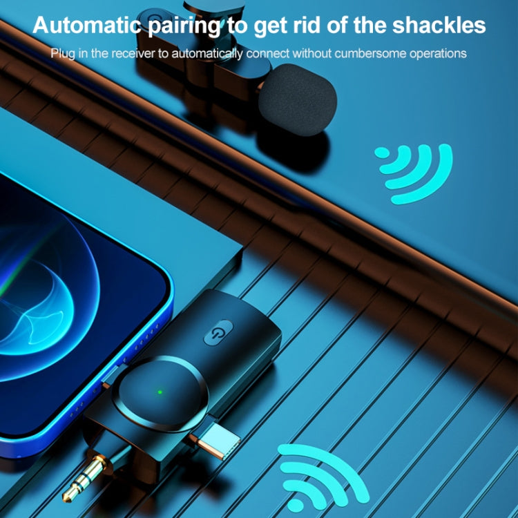 AP031-1 3 in 1 Noise Reduction Lavalier Wireless Microphone - Microphone by PMC TechLife | Online Shopping South Africa | PMC TechLife | Buy Now Pay Later Mobicred