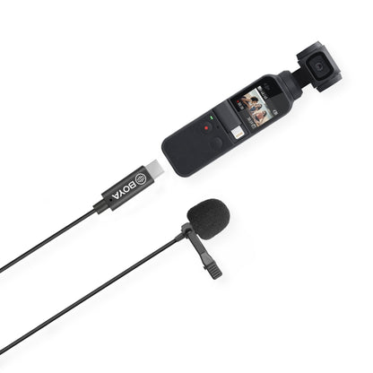 BOYA BY-M3-OP For DJI OSMO Pocket Clip-on Digital Lavalier Microphone (Black) - Microphone by BOYA | Online Shopping South Africa | PMC Jewellery | Buy Now Pay Later Mobicred