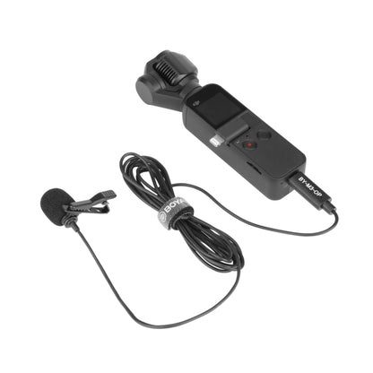 BOYA BY-M3-OP For DJI OSMO Pocket Clip-on Digital Lavalier Microphone (Black) - Microphone by BOYA | Online Shopping South Africa | PMC Jewellery | Buy Now Pay Later Mobicred