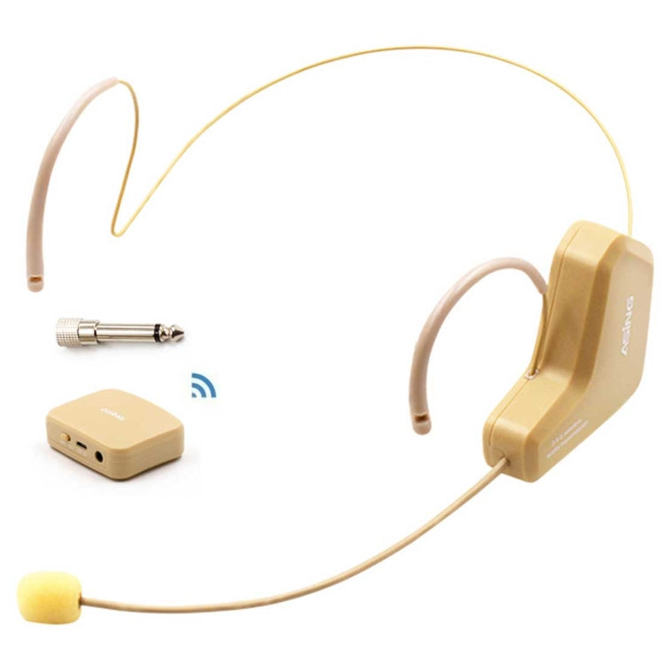 ASiNG WM03 2.4GHz Wireless Audio Transmission Electronic Pickup Microphone, Transmission Distance: 20-30m - free shipping - PMC TechLife - Order now!