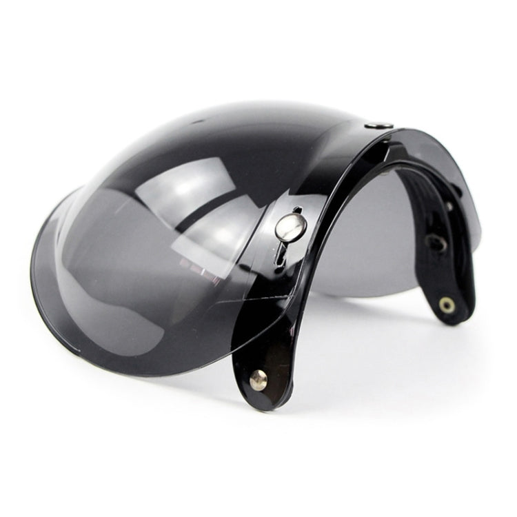 Soman Motorcycle Bubble Visor Open Face Helmet Visor Helmet Windshield Shield with Transparent Frame(Yellow) - free shipping - PMC TechLife - Order now!