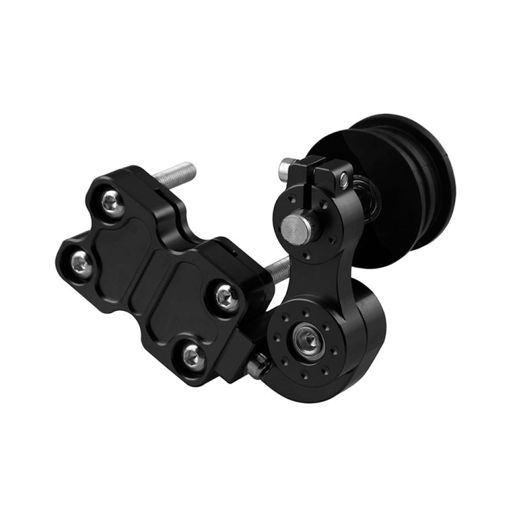 HC154 Motorcycle Modified Accessories Universal Aluminum Alloy Chain Adjuster(Black) - Replacement Parts by PMC Jewellery | Online Shopping South Africa | PMC Jewellery | Buy Now Pay Later Mobicred