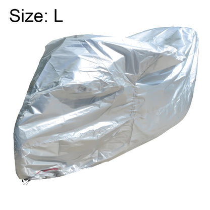 210D Oxford Cloth Motorcycle Electric Car Rainproof Dust-proof Cover, Size: L (Silver) - Raincoat by PMC Jewellery | Online Shopping South Africa | PMC Jewellery | Buy Now Pay Later Mobicred