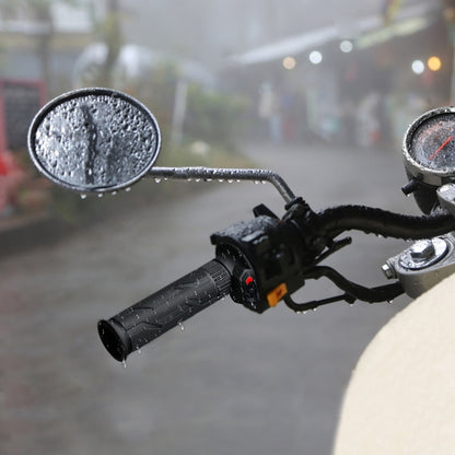 WUPP CS-990A1 Motorcycle Modified Intelligent Electric Heating Hand Cover Heated Grip Handlebar with Five Gear Temperature Control & Five Colors Indicator (Black) - Grips by WUPP | Online Shopping South Africa | PMC Jewellery | Buy Now Pay Later Mobicred