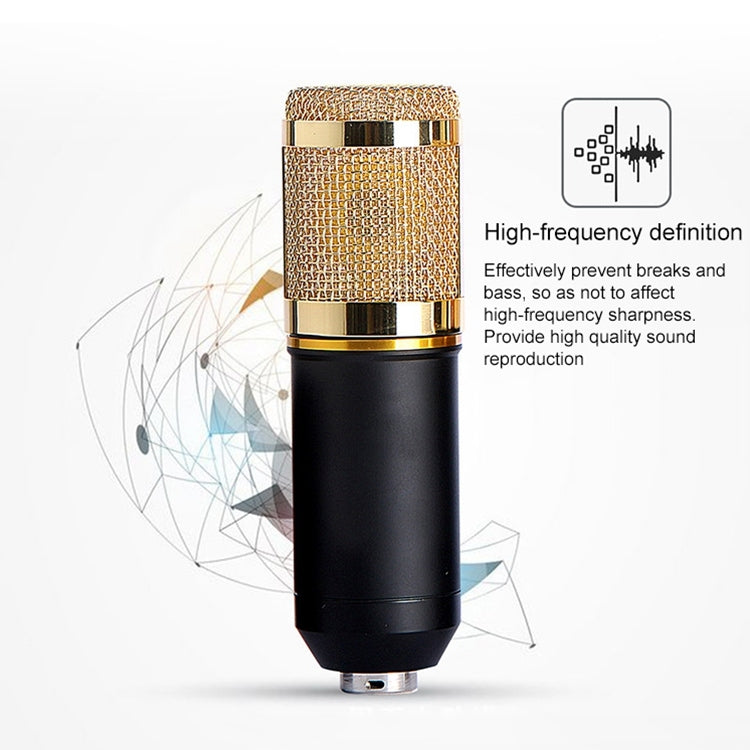 BM-800 Network K-Song Dedicated High-end Metal Shock Mount Microphone Set(Pink) - Microphone by PMC TechLife | Online Shopping South Africa | PMC TechLife | Buy Now Pay Later Mobicred