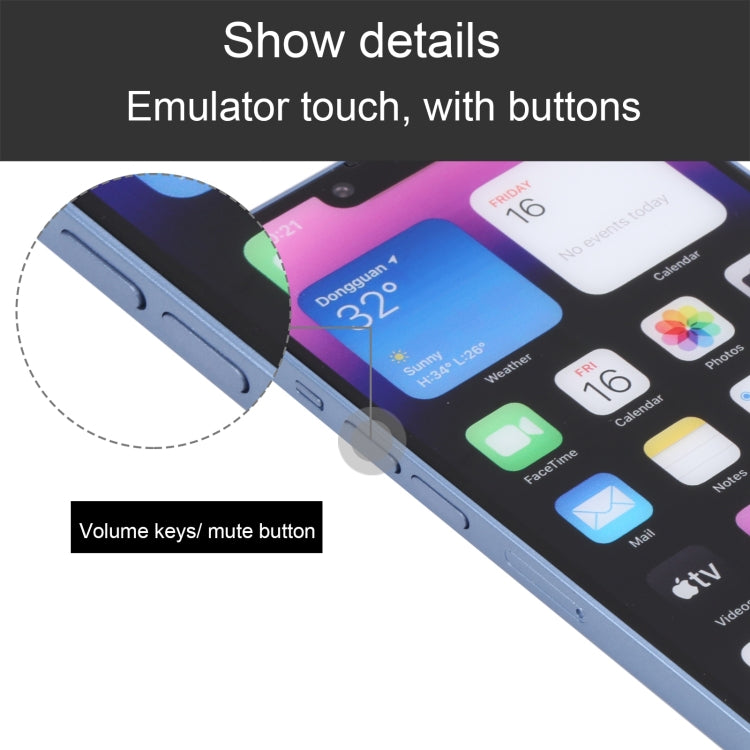 For iPhone 14 Plus Color Screen Non-Working Fake Dummy Display Model (Blue) - For iPhone & iPad by PMC TechLife | Online Shopping South Africa | PMC TechLife