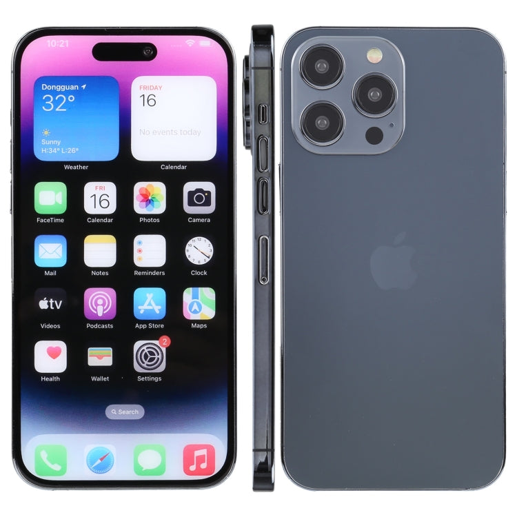 For iPhone 14 Pro Color Screen Non-Working Fake Dummy Display Model (Space Black) - For iPhone & iPad by PMC TechLife | Online Shopping South Africa | PMC TechLife | Buy Now Pay Later Mobicred