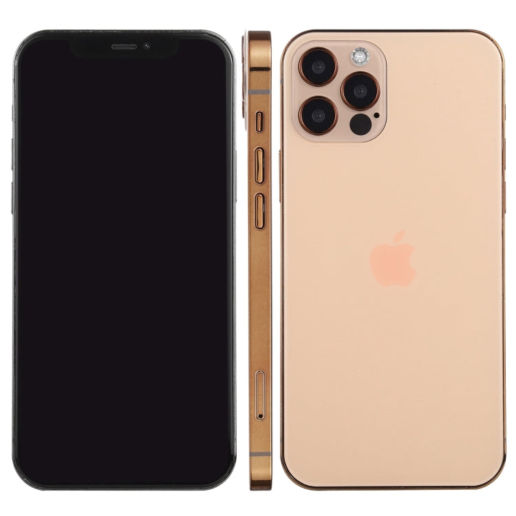 For iPhone 12 Pro Max Black Screen Non-Working Fake Dummy Display Model (Gold) - free shipping - PMC Jewellery - Order now!
