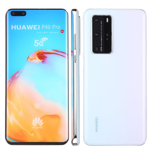 For Huawei P40 Pro 5G Color Screen Non-Working Fake Dummy Display Model (White) - For Huawei by PMC Jewellery | Online Shopping South Africa | PMC Jewellery | Buy Now Pay Later Mobicred