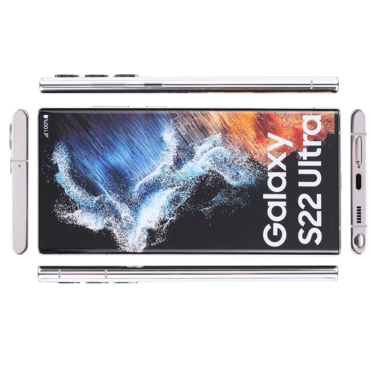 For Samsung Galaxy S22 Ultra 5G Original Color Screen Non-Working Fake Dummy Display Model (White) - For Galaxy by PMC Jewellery | Online Shopping South Africa | PMC Jewellery | Buy Now Pay Later Mobicred