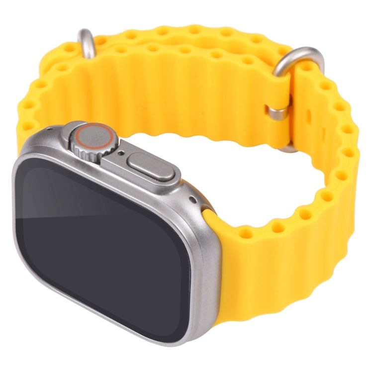 For Apple Watch Ultra 49mm Black Screen Non-Working Fake Dummy Display Model (Yellow) - Watch Model by PMC Jewellery | Online Shopping South Africa | PMC Jewellery | Buy Now Pay Later Mobicred