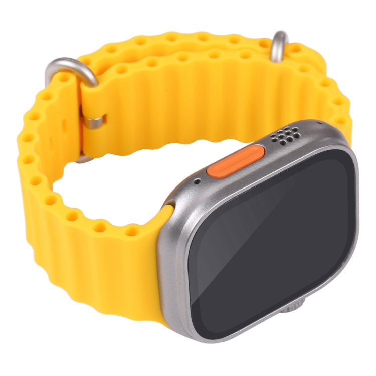 For Apple Watch Ultra 49mm Black Screen Non-Working Fake Dummy Display Model (Yellow) - Watch Model by PMC TechLife | Online Shopping South Africa | PMC TechLife | Buy Now Pay Later Mobicred