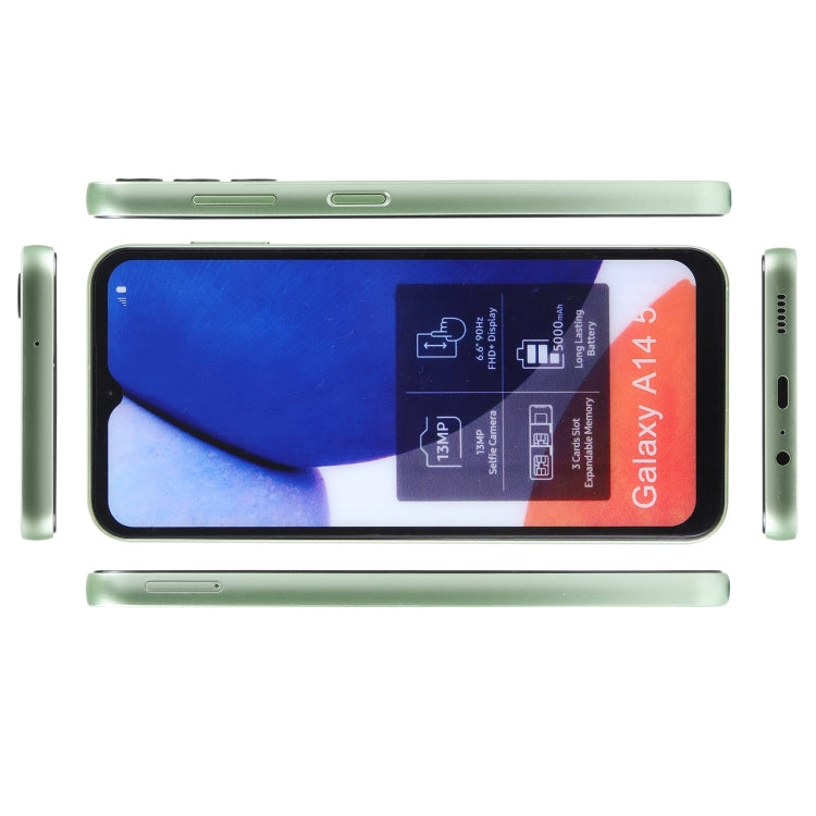 For Samsung Galaxy A14 5G Color Screen Non-Working Fake Dummy Display Model(Light Green) - For Galaxy by PMC Jewellery | Online Shopping South Africa | PMC Jewellery | Buy Now Pay Later Mobicred