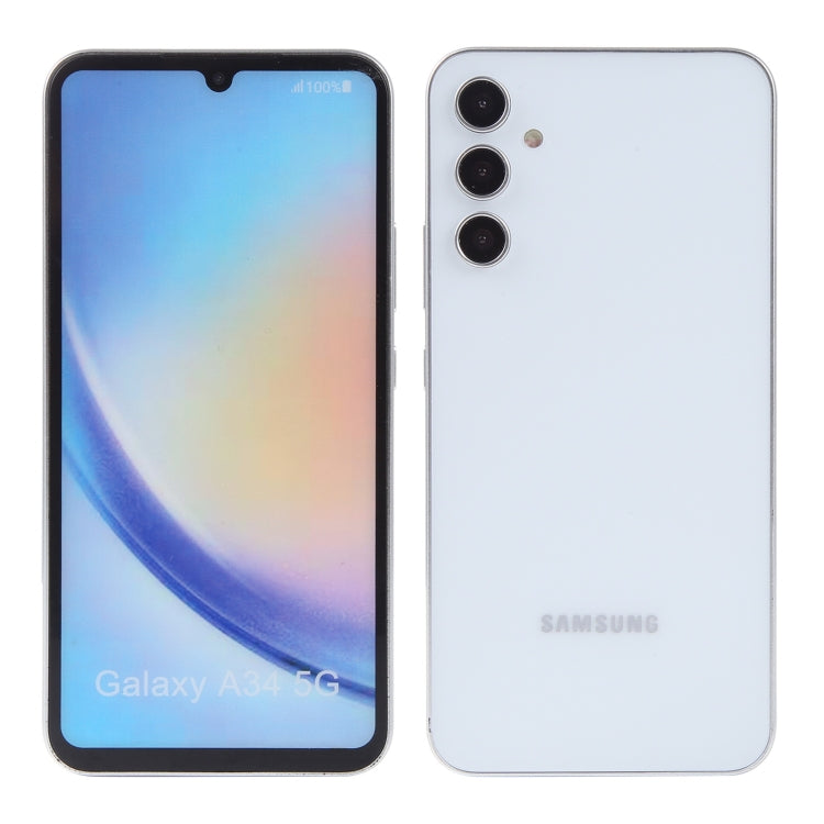 For Samsung Galaxy A34 5G Color Screen Non-Working Fake Dummy Display Model (White) - free shipping - PMC Jewellery - Order now!