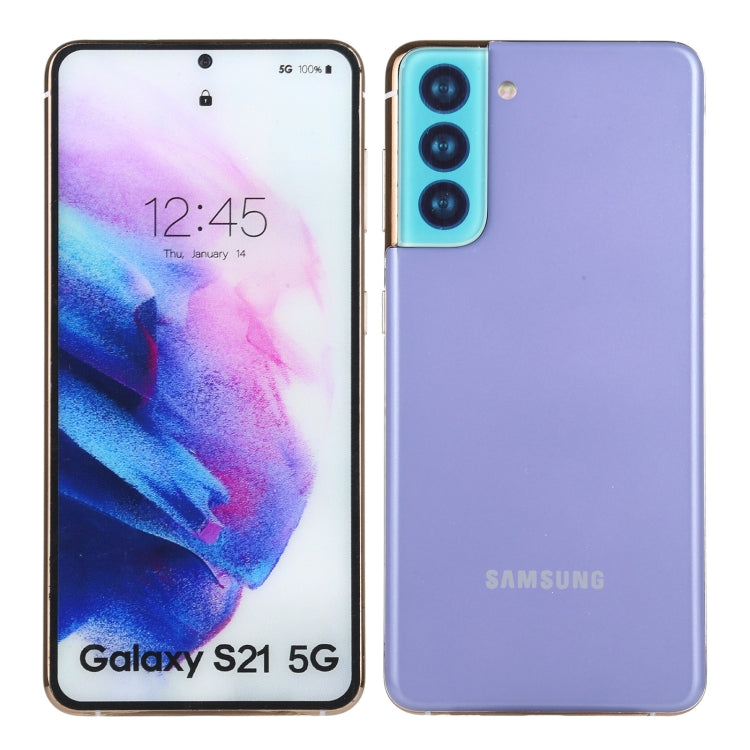 For Samsung Galaxy S21 5G Color Screen Non-Working Fake Dummy Display Model (Purple) - For Galaxy by PMC Jewellery | Online Shopping South Africa | PMC Jewellery | Buy Now Pay Later Mobicred