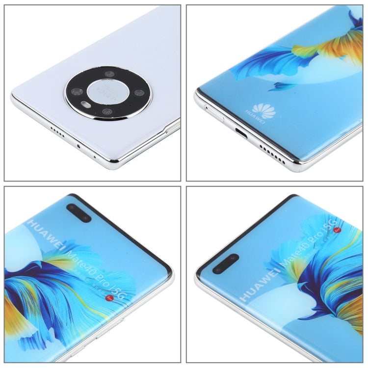 For Huawei Mate 40 Pro 5G Color Screen Non-Working Fake Dummy Display Model(White) - For Huawei by PMC Jewellery | Online Shopping South Africa | PMC Jewellery | Buy Now Pay Later Mobicred