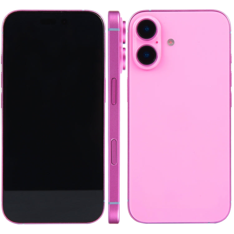 For iPhone 16 Black Screen Non-Working Fake Dummy Display Model (Pink) - For iPhone & iPad by PMC Jewellery | Online Shopping South Africa | PMC Jewellery | Buy Now Pay Later Mobicred