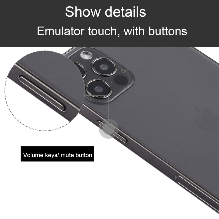 For iPhone 12 Pro Black Screen Non-Working Fake Dummy Display Model, Light Version(Black) - For iPhone & iPad by PMC Jewellery | Online Shopping South Africa | PMC Jewellery | Buy Now Pay Later Mobicred