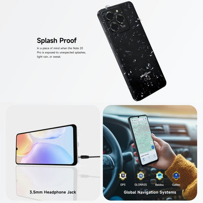 Ulefone Note 20 Pro, 4GB+128GB, Face ID & Side Fingerprint, 6000mAh, 6.75 inch Android 14 Unisoc T606 Octa Core, Network: 4G, Dual SIM, OTG (Ribbons White) - Ulefone by Ulefone | Online Shopping South Africa | PMC Jewellery | Buy Now Pay Later Mobicred