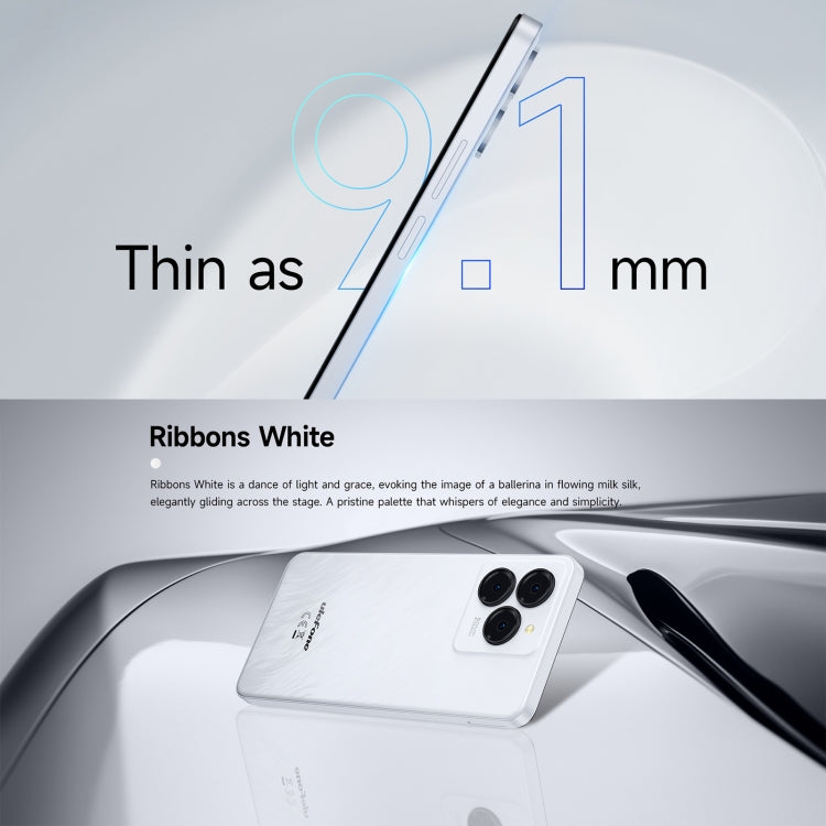 Ulefone Note 20 Pro, 4GB+256GB, Face ID & Side Fingerprint, 6000mAh, 6.75 inch Android 14 Unisoc T606 Octa Core, Network: 4G, Dual SIM, OTG (Ribbons White) - Ulefone by Ulefone | Online Shopping South Africa | PMC Jewellery | Buy Now Pay Later Mobicred